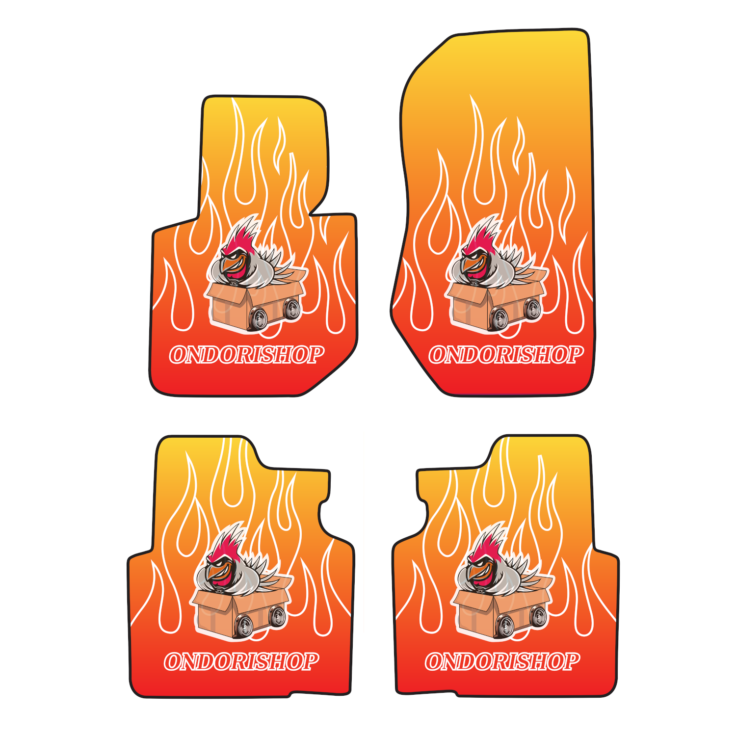 CAR MATS ONDORISHOP ORANGE