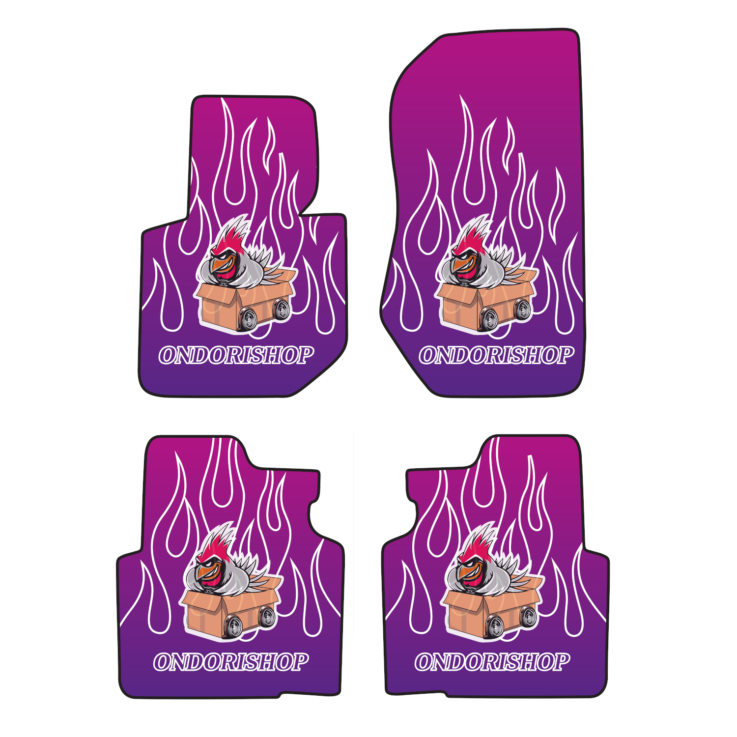 CAR MATS ONDORISHOP VIOLET